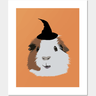 Witchy Guinea Pig Posters and Art